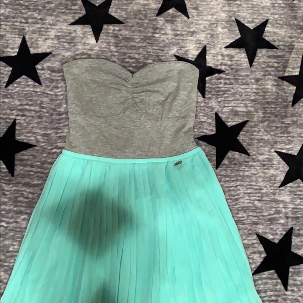 Adorable Mint and gray ROXY dress